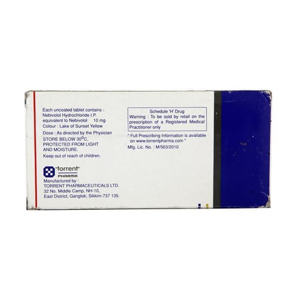 Nebicard 10mg Tablet 10'S