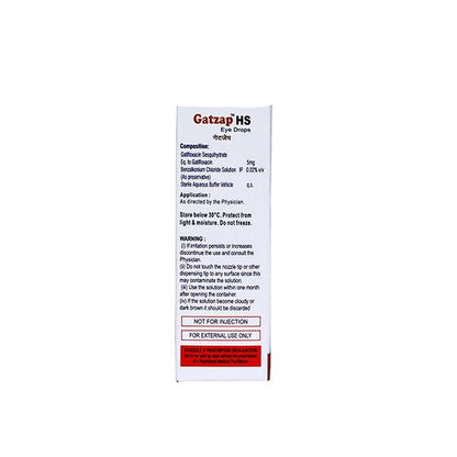 GATZAP HS Eye Drops 5ml
