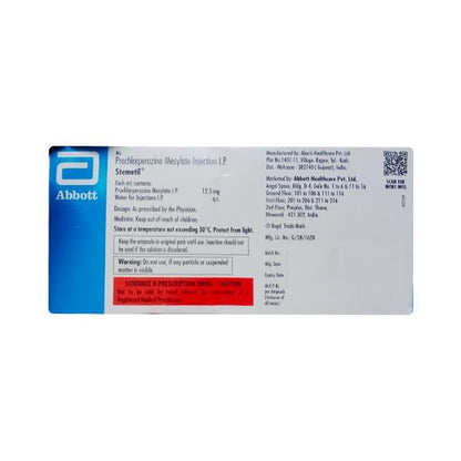 Stemetil 12.5mg Injection 1ml