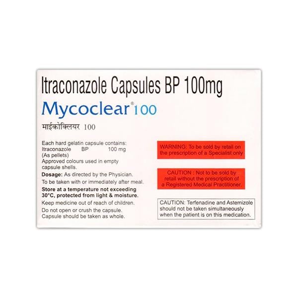 MYCOCLEAR 100 Capsule 10's