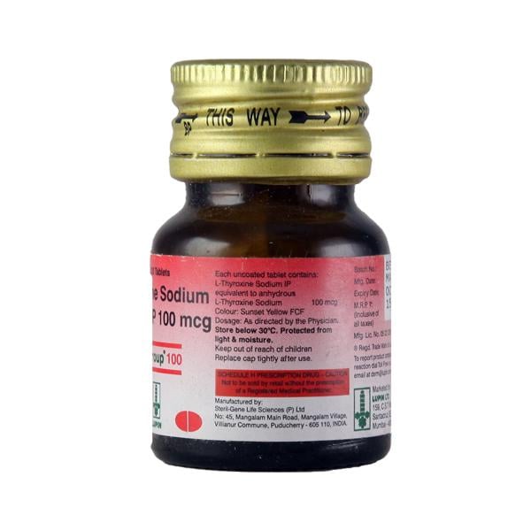 THYROUP 100mcg Tablet 120's
