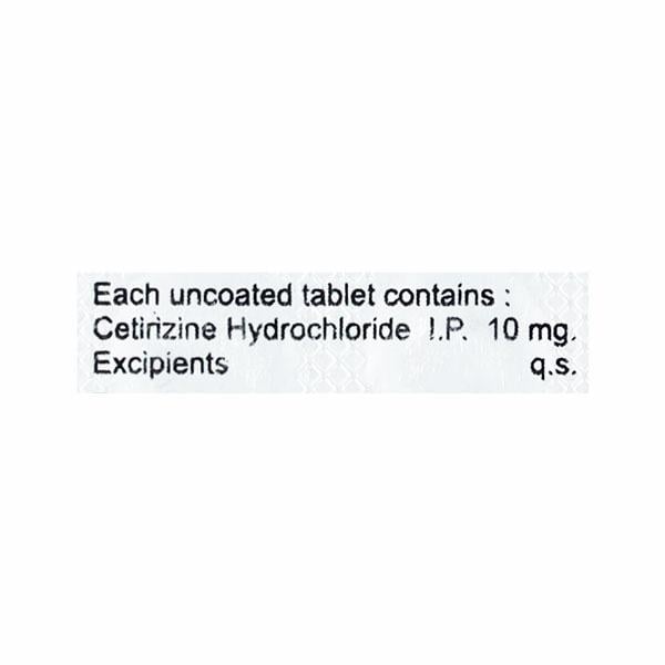 Cetrezol 10mg Tablet 10'S
