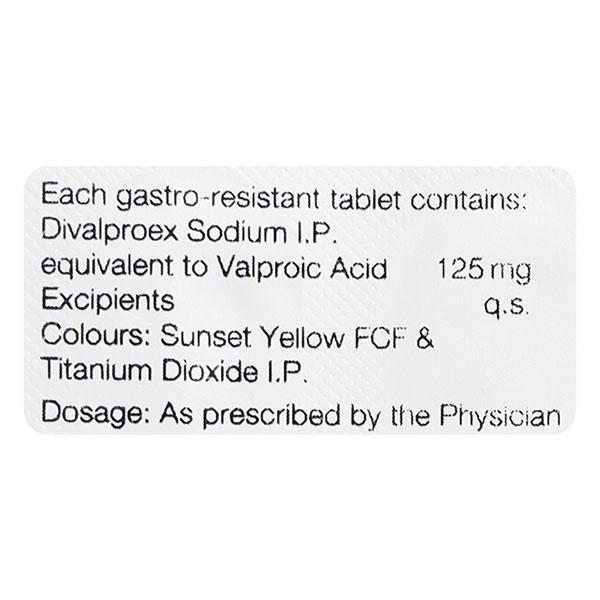 VALANCE 125mg Tablet 15's