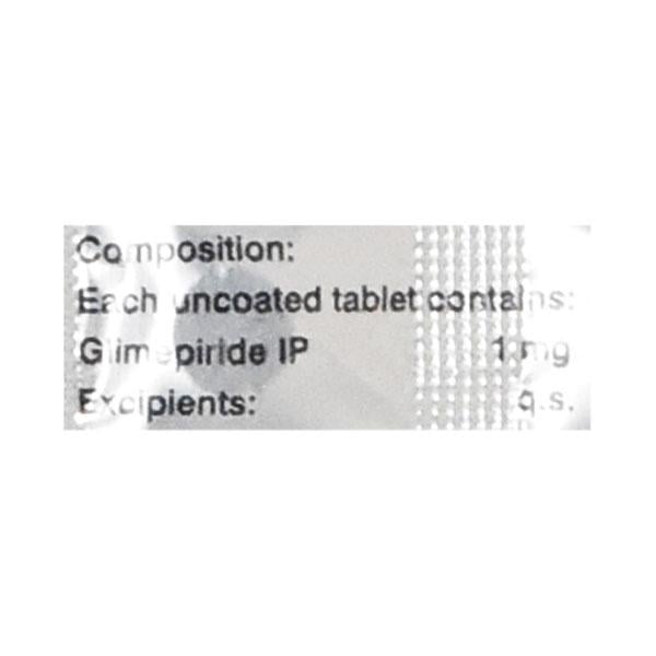 Glimiprex 1mg Tablet 10'S