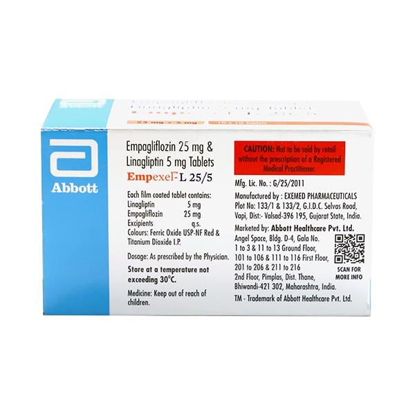 EMPEXEL L 25/5 Tablet 10's