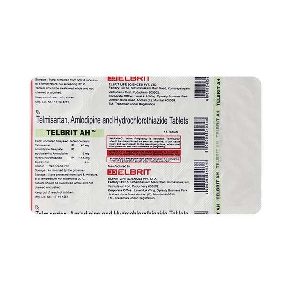 TELBRIT AH Tablet 15's