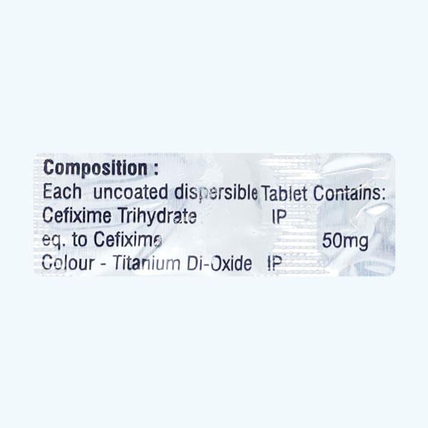 HI CEF 50 DT Tablet 10's
