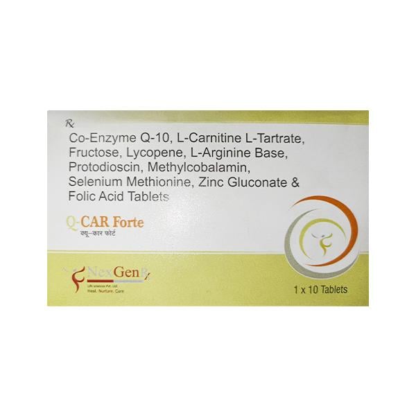 Q CAR FORTE Tablet 10's