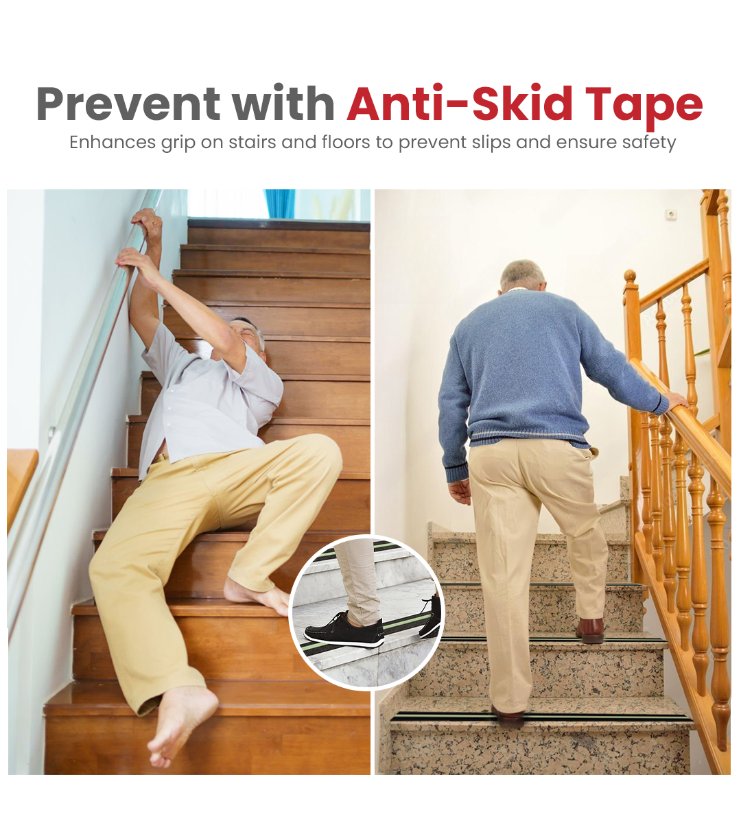 AGEasy Anti Skid Tape Glow in the Dark