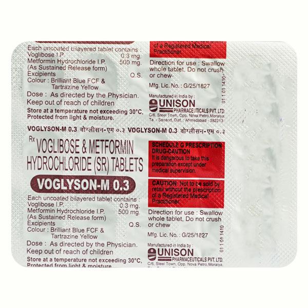 Voglyson M 0.3mg Tablet 15'S