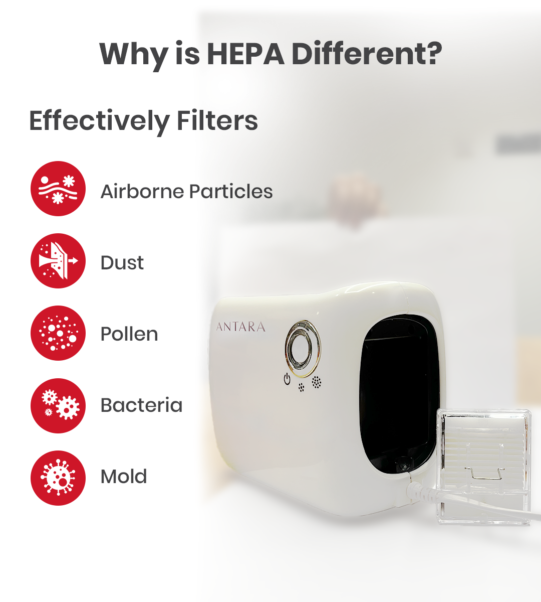 AGEasy Premium Nebulizer with HEPA Filter