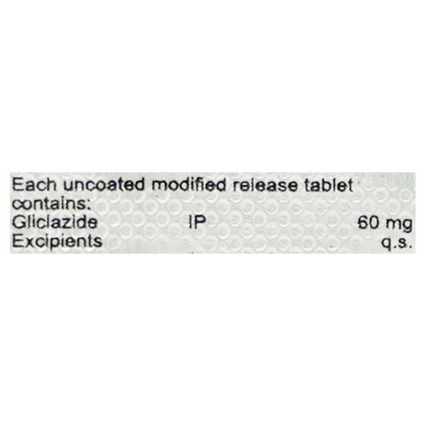 GLYCLAZAR MR 60 Tablet 10's