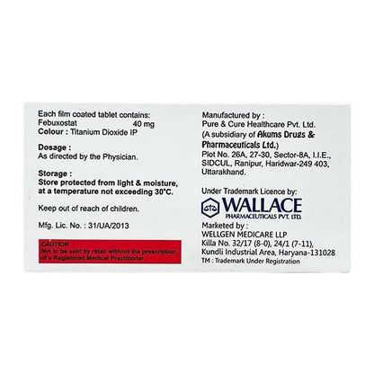FEBUWAL 40 Tablet 10's