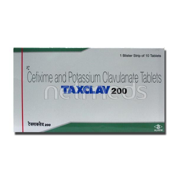 Taxclav 200mg Tablet 10'S