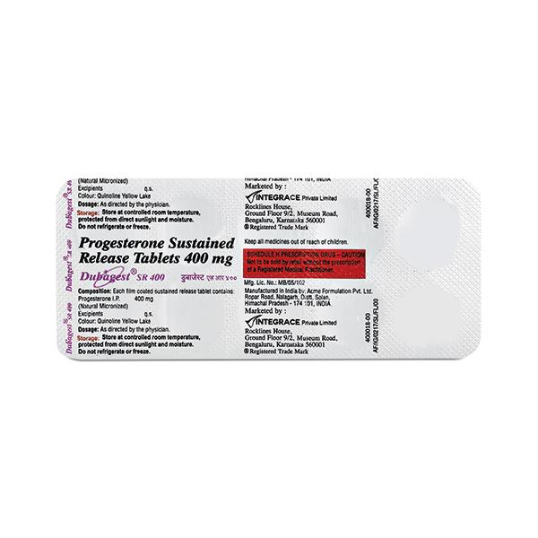 Dubagest SR 400mg Tablet 10'S