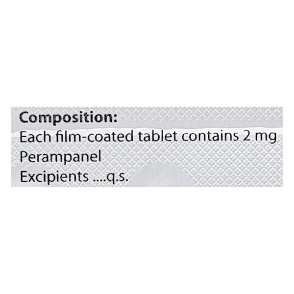 FYCOMPA 2mg Tablet 14's