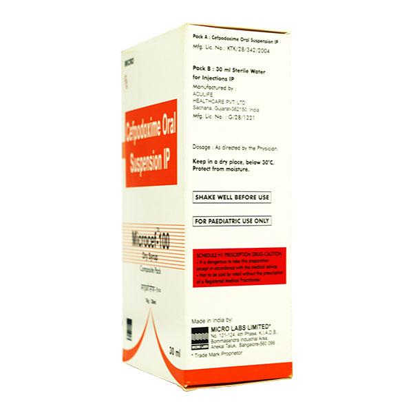 Microcef 100mg Suspension 30ml