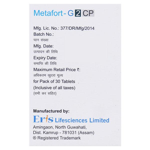 Metafort G2 CP Tablet 30'S