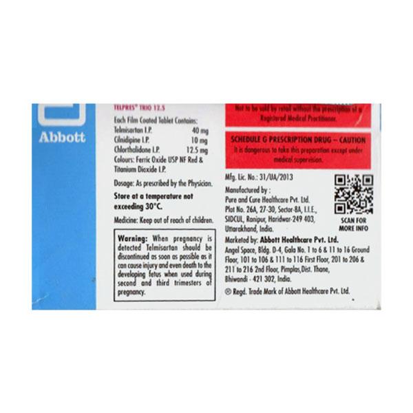 TELPRES TRIO 12.5 Tablet 15's