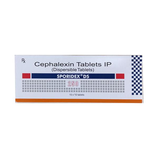 Sporidex DS 250 Tablet 10'S