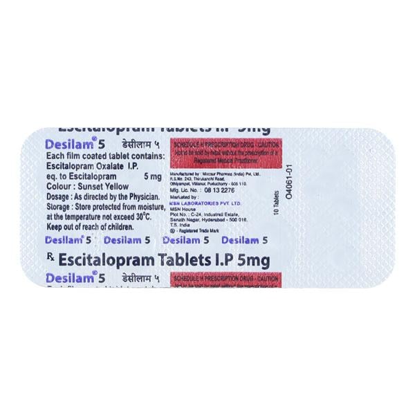 Desilam 5mg Tablet 10'S
