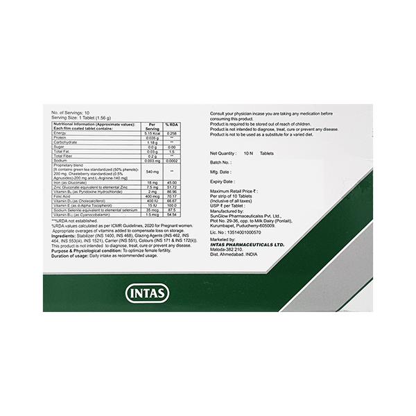 Ferpill F Tablet 10'S