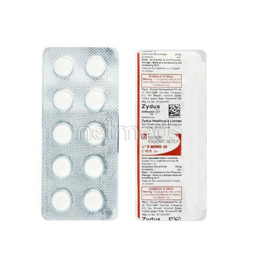 5 Mono 10mg Tablet 10'S - Global Surgicals