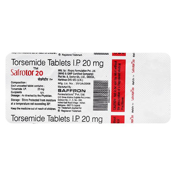 SAFROTOR 20 Tablet 10's