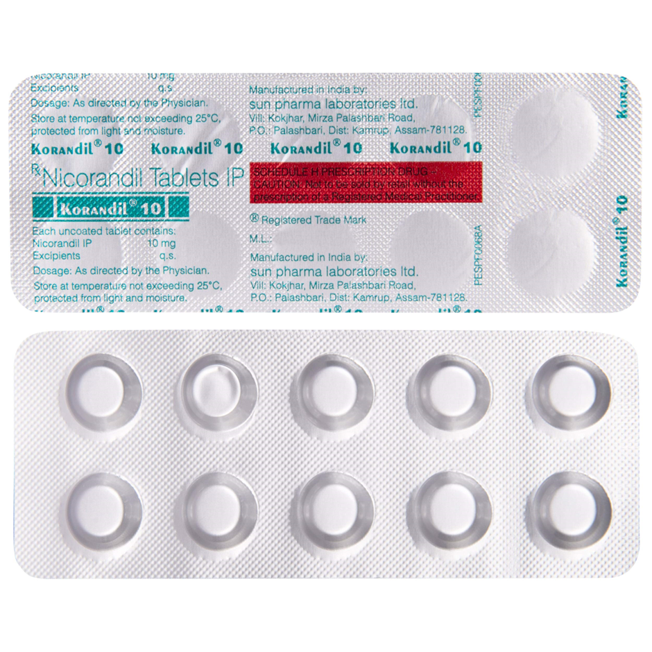 Korandil 10mg Tablet