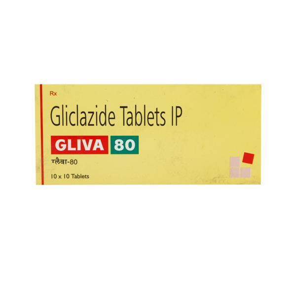 Gliva 80mg Tablet 10'S