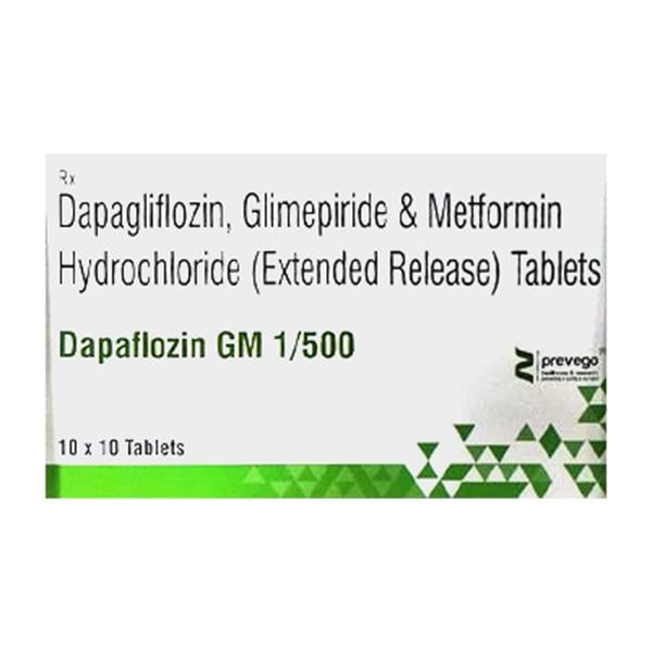 DAPAFLOZIN GM 1/500 Tablet 10's