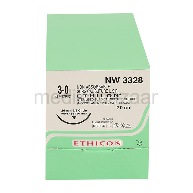 Ethicon Ethilon Suture 3-0