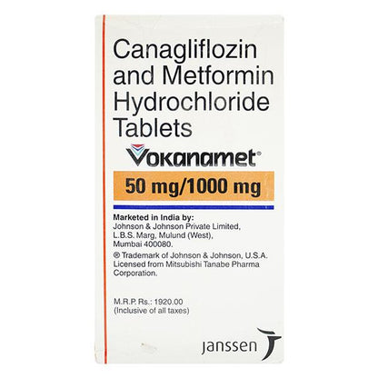 VOKANAMET 50/1000mg Tablet 60's