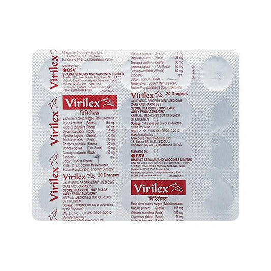 Virilex Tablet 20'S
