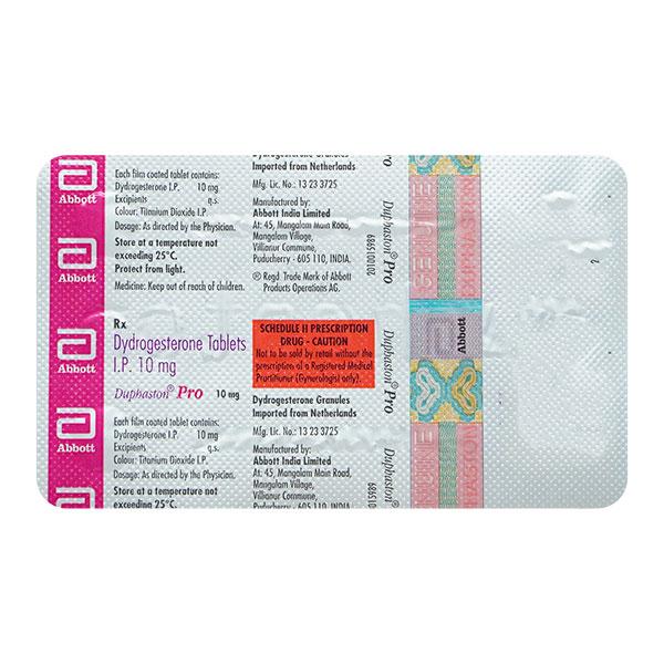 DUPHASTON PRO Tablet 4's