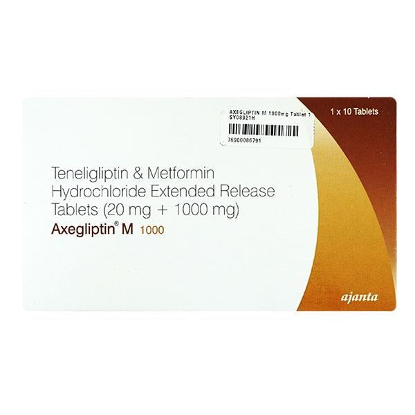 AXEGLIPTIN M 1000mg Tablet 10's