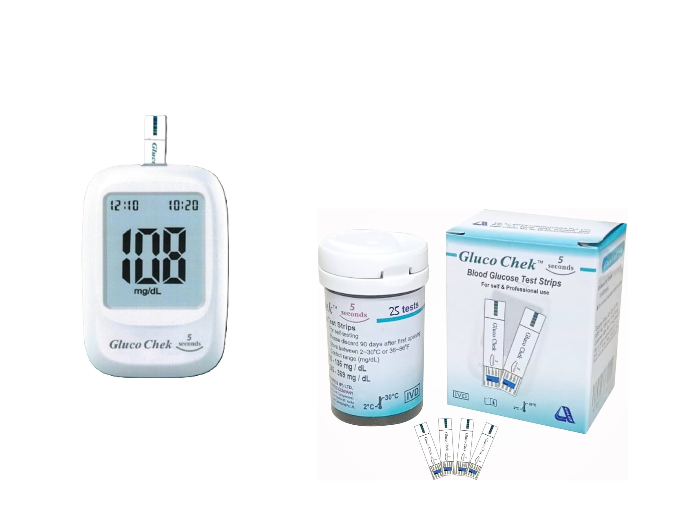 Aspen Glucometer with 25 Strips