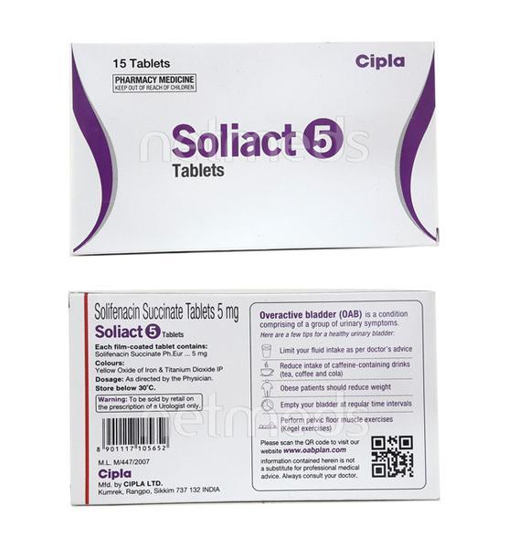 Soliact 5mg Tablet 15'S