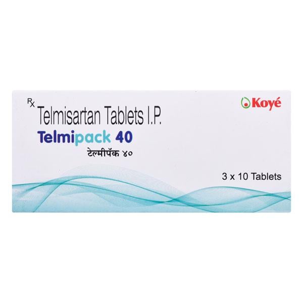 Telmipack 40mg Tablet 10'S