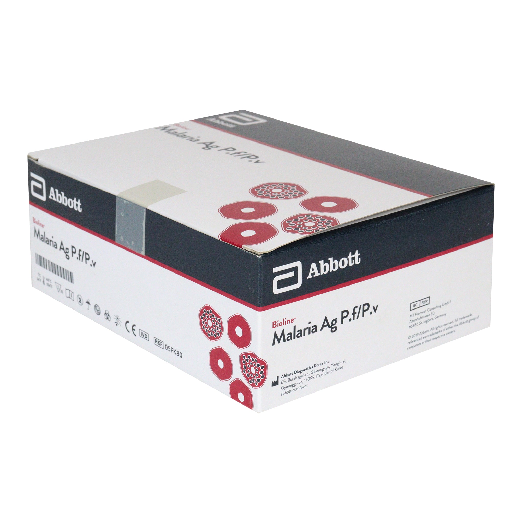Abbott Mal AG P.F/P.V (D) Malaria rapid card