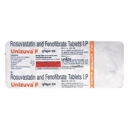 UNIZUVA F 10 Tablet 10's