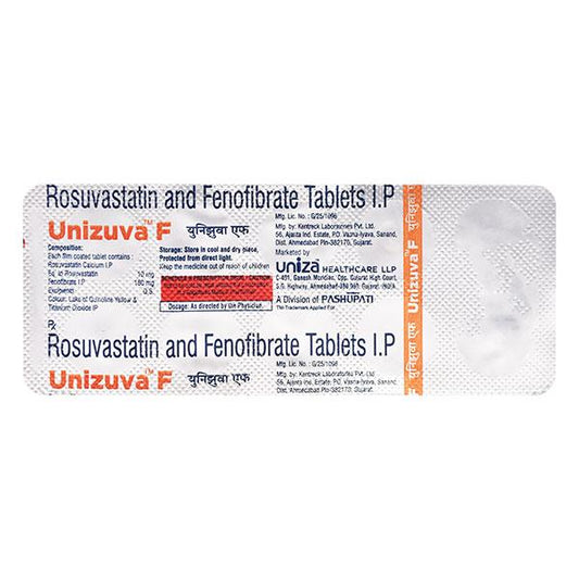 UNIZUVA F 10 Tablet 10's