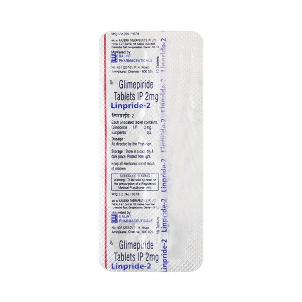 Linpride 2Mg Tablet 10's
