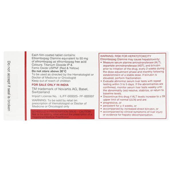 Revolade 50mg Tablet 7'S