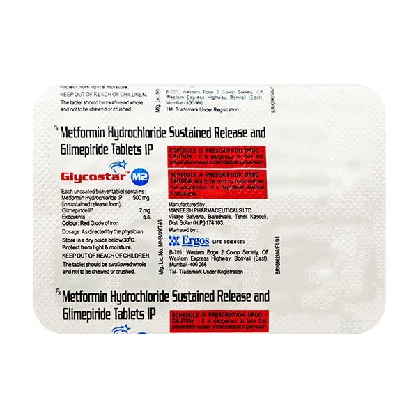 GLYCOSTAR M2 Tablet 10's