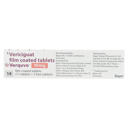 VERQUVO 10 Tablet 14's