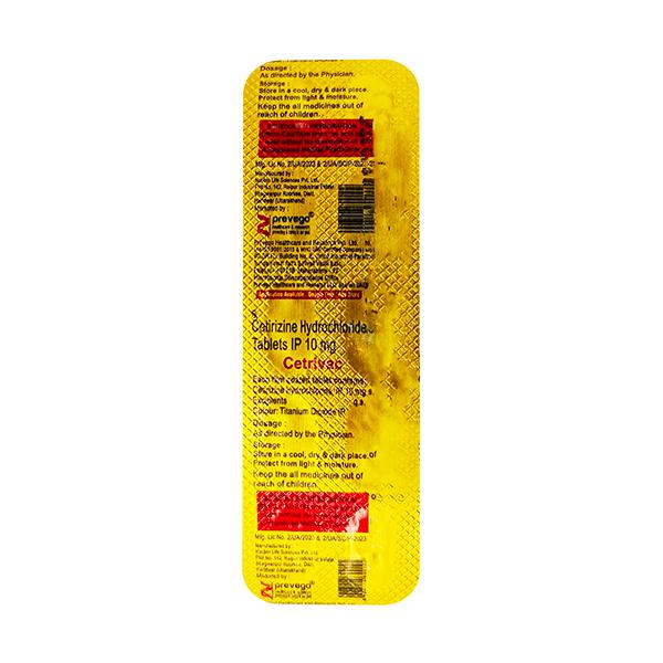 CETRIVAC Tablet 10's