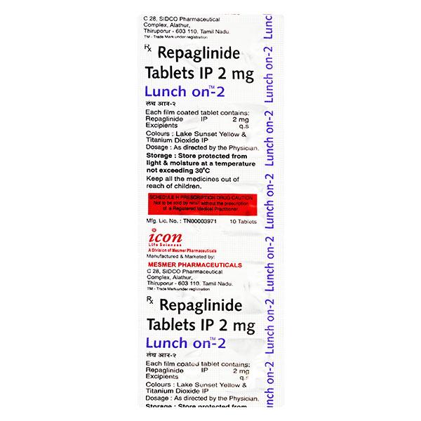 LUNCH ON 2mg Tablet 10's
