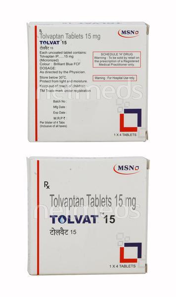 Tolvat 15mg Tablet 4'S