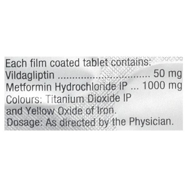 VYSOV M 50/1000mg Tablet 15's